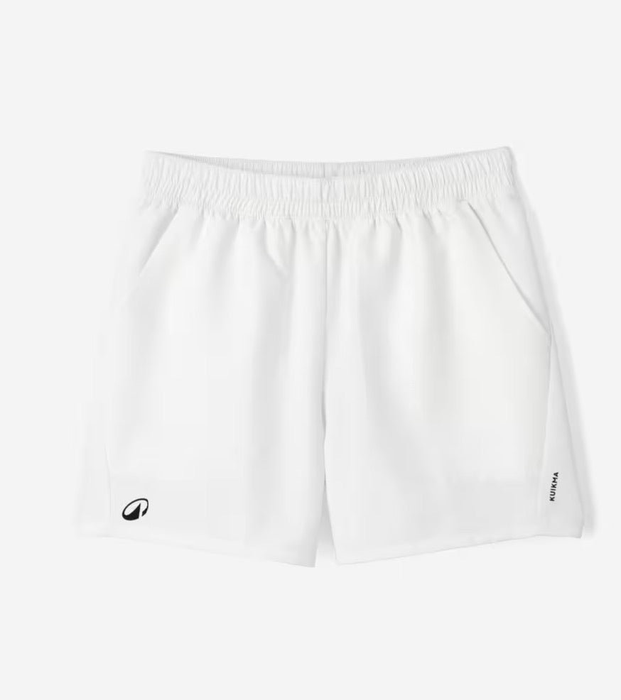 Short de tennis enfant, Essentiel blanc